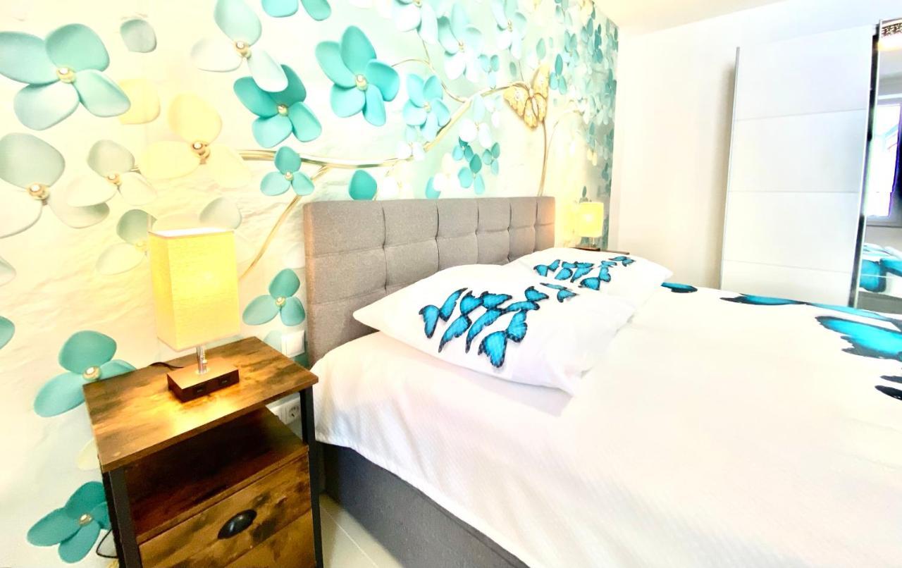 Mein Apartment Flowers Mit Kamin, Bis 10 Personen Frankenthal  Kültér fotó