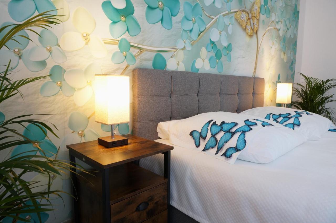 Mein Apartment Flowers Mit Kamin, Bis 10 Personen Frankenthal  Kültér fotó