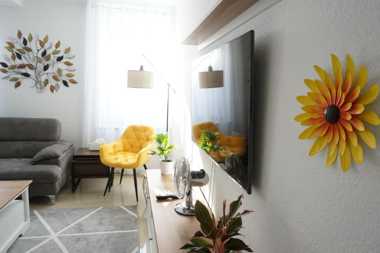 Mein Apartment Flowers Mit Kamin, Bis 10 Personen Frankenthal  Kültér fotó