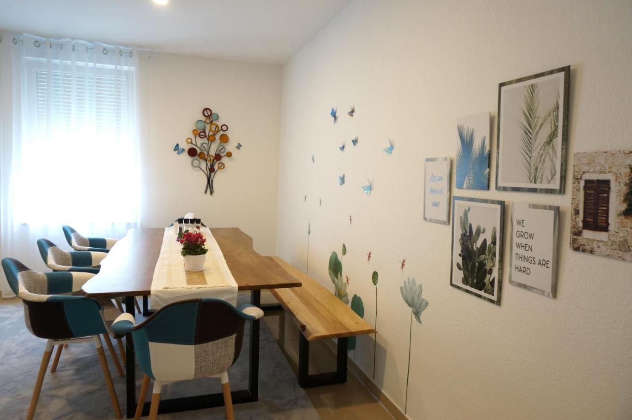 Mein Apartment Flowers Mit Kamin, Bis 10 Personen Frankenthal  Kültér fotó