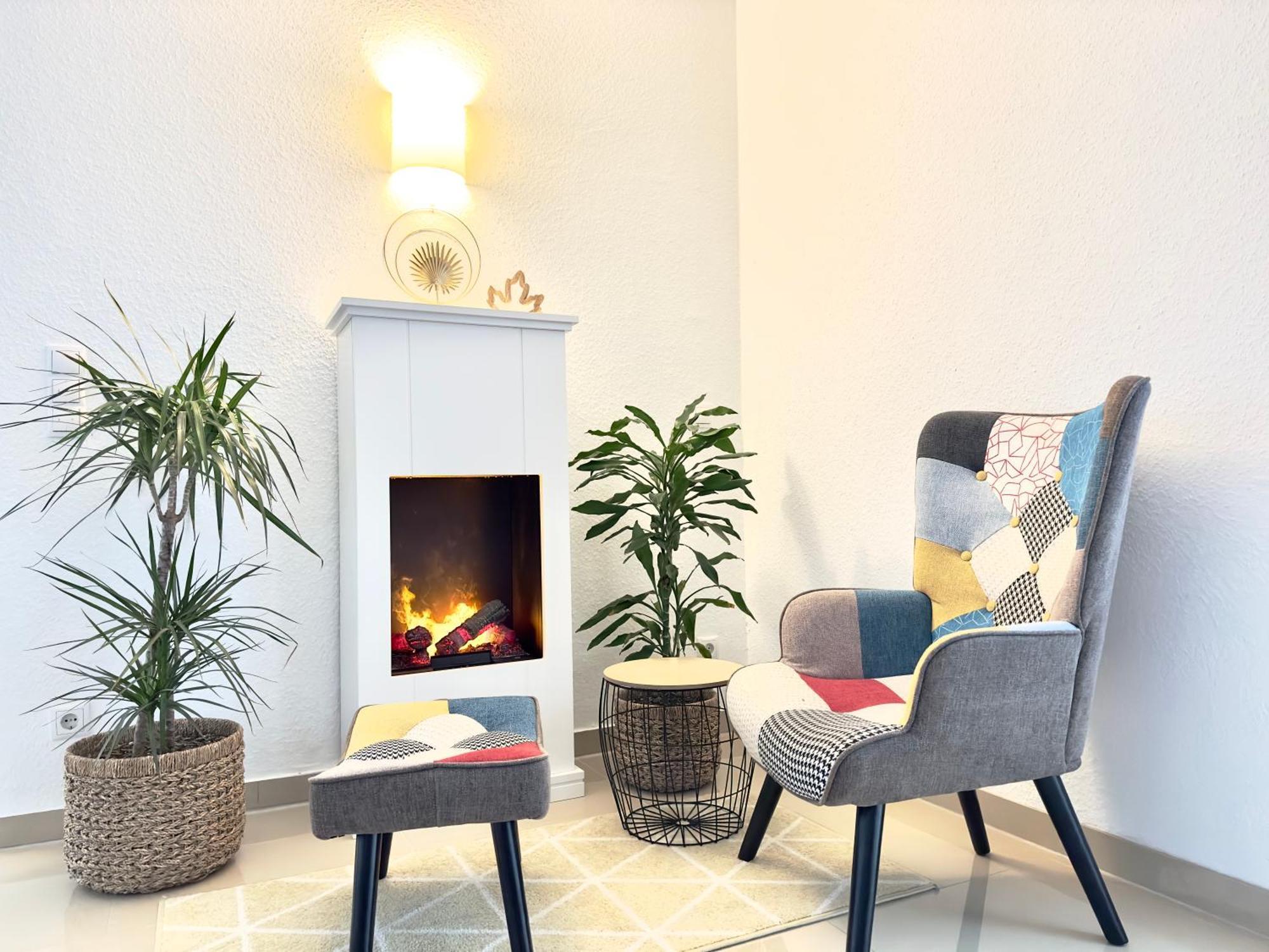 Mein Apartment Flowers Mit Kamin, Bis 10 Personen Frankenthal  Kültér fotó